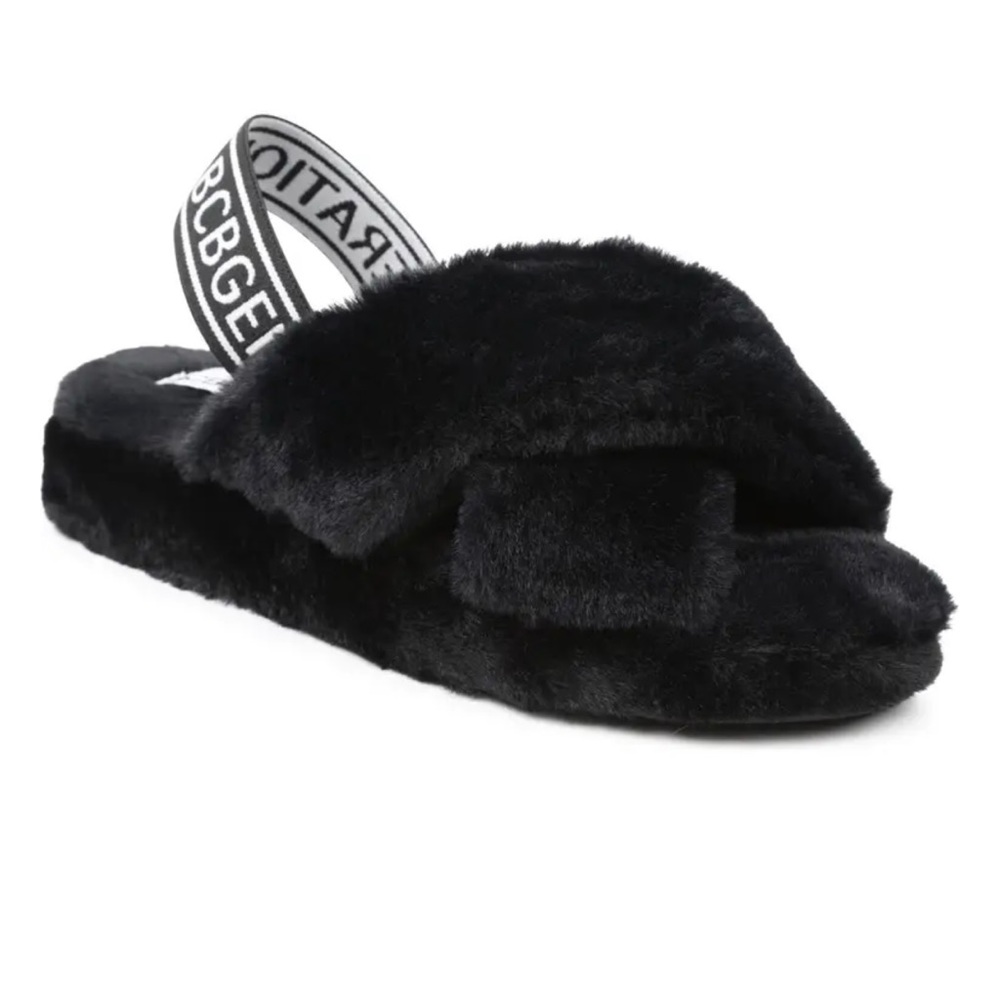 NEW BCBG SOFFI LOGO SLIPPER SIZE 9